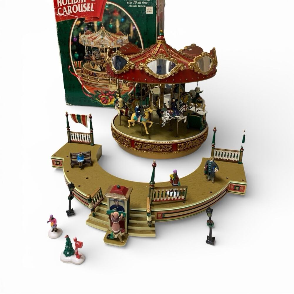 Mr Christmas‎ Holiday Around The Carousel Animated 1997 Musical 30 Songs READ